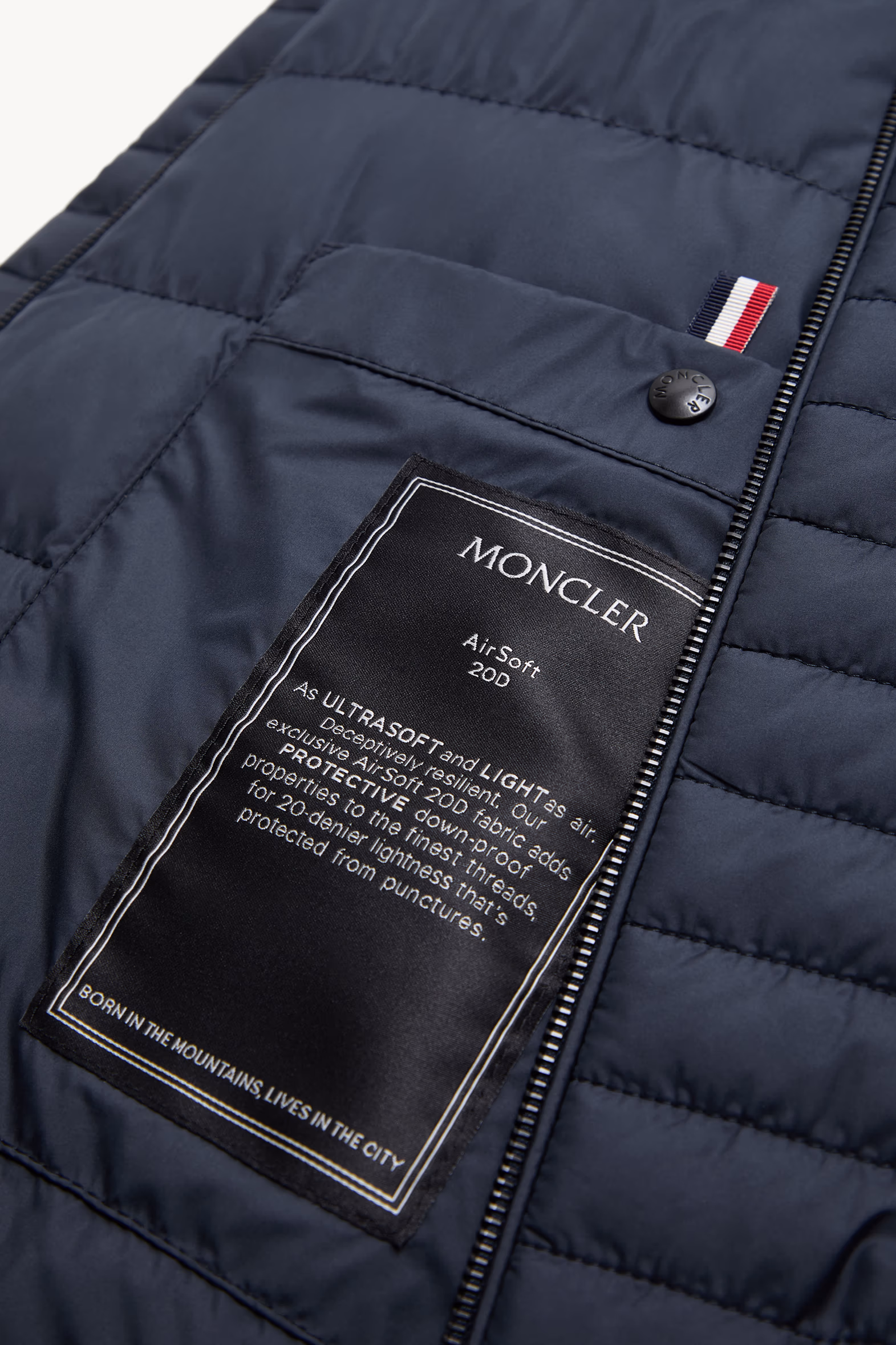 Myrrhe Short Down Jacket Men Blue Moncler 8